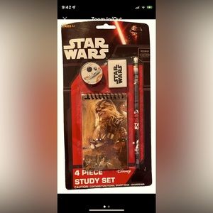 Disney Star Wars Chewbacca 4 piece study set. new in package
